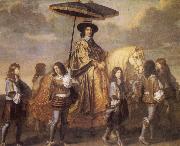 LE BRUN, Charles Chancellor Seguier at the Entry of Louis XIV into Paris in 1660 oil painting artist